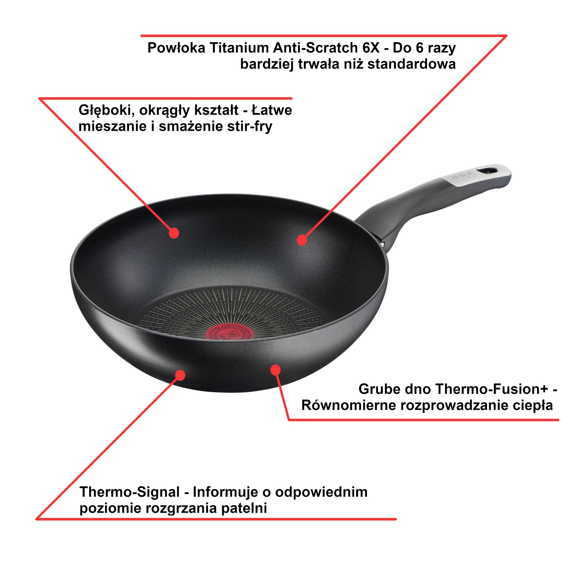 Wok TEFAL UNLIMITED 28cm