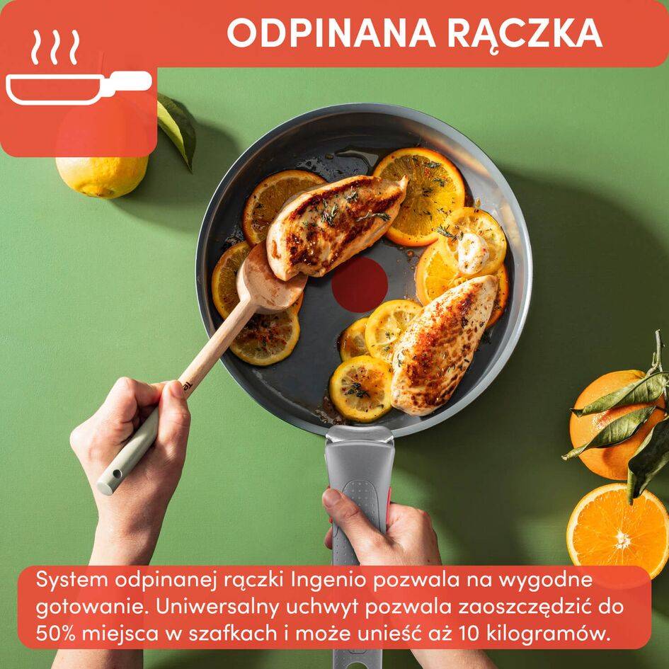 Zestaw garnków TEFAL INGENIO RENEW - 4 elementy