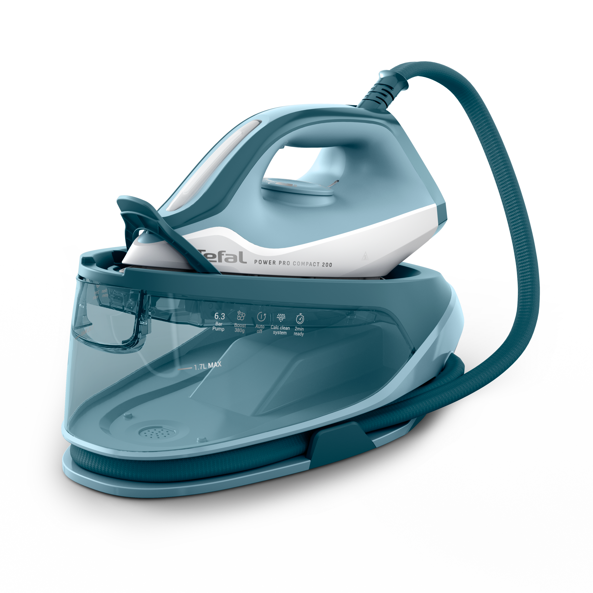 Stacja parowa Tefal Power Pro Compact 200, szybkie prasowanie i kompaktowa konstrukcja