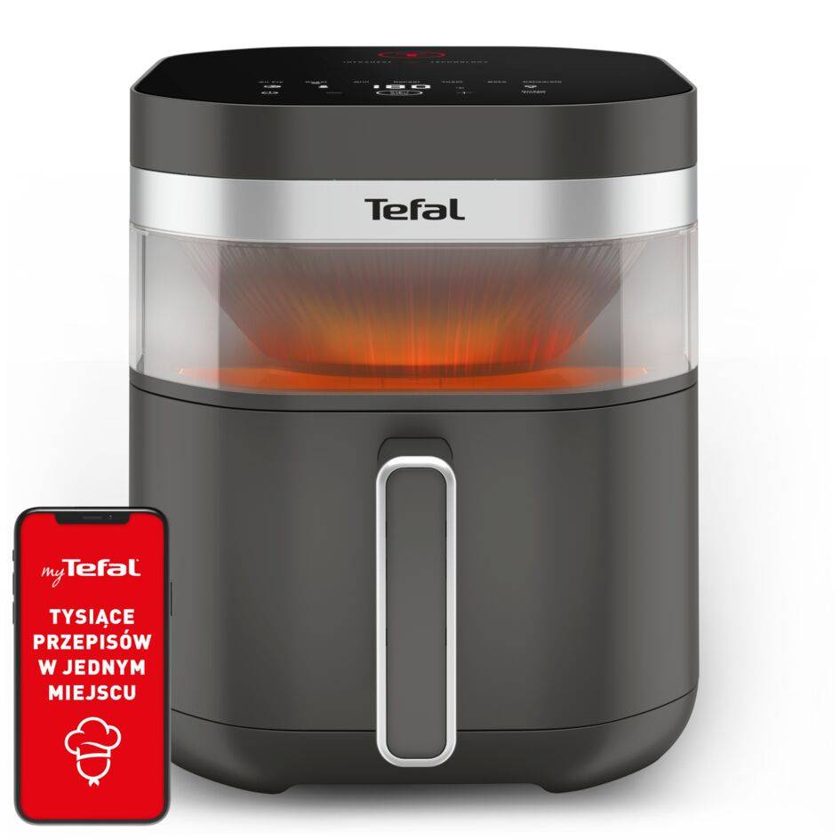 Frytkownica beztłuszczowa, Tefal Easy Fry Infrared EY832HE0, 7 L, technologia podczerwieni