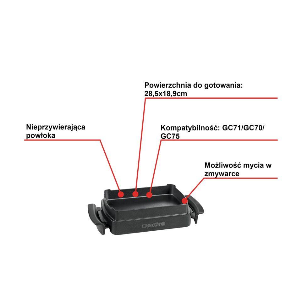 Akcesorium SNACKING&BAKING do grilla elektrycznego TEFAL OPTIGRILL XA7258