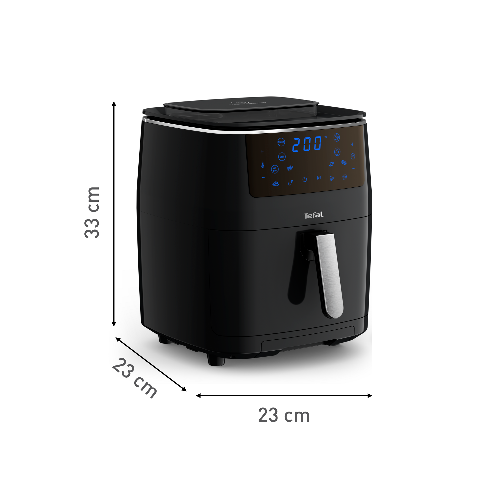 Frytkownica beztłuszczowa, Tefal Easy Fry Grill&Steam FW2018, funkcja grilla, gotowanie na parze