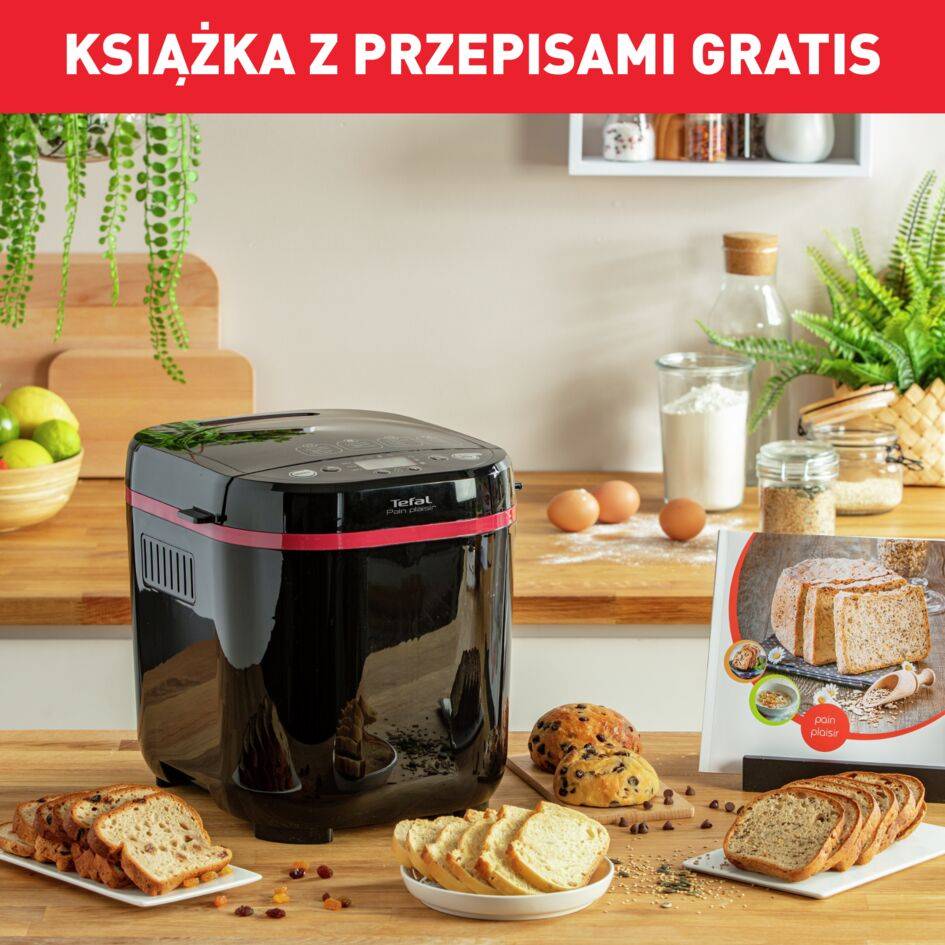 Wypiekacz do chleba, Pain&Plaisir PF2208, 17 programów, 700W, 1kg