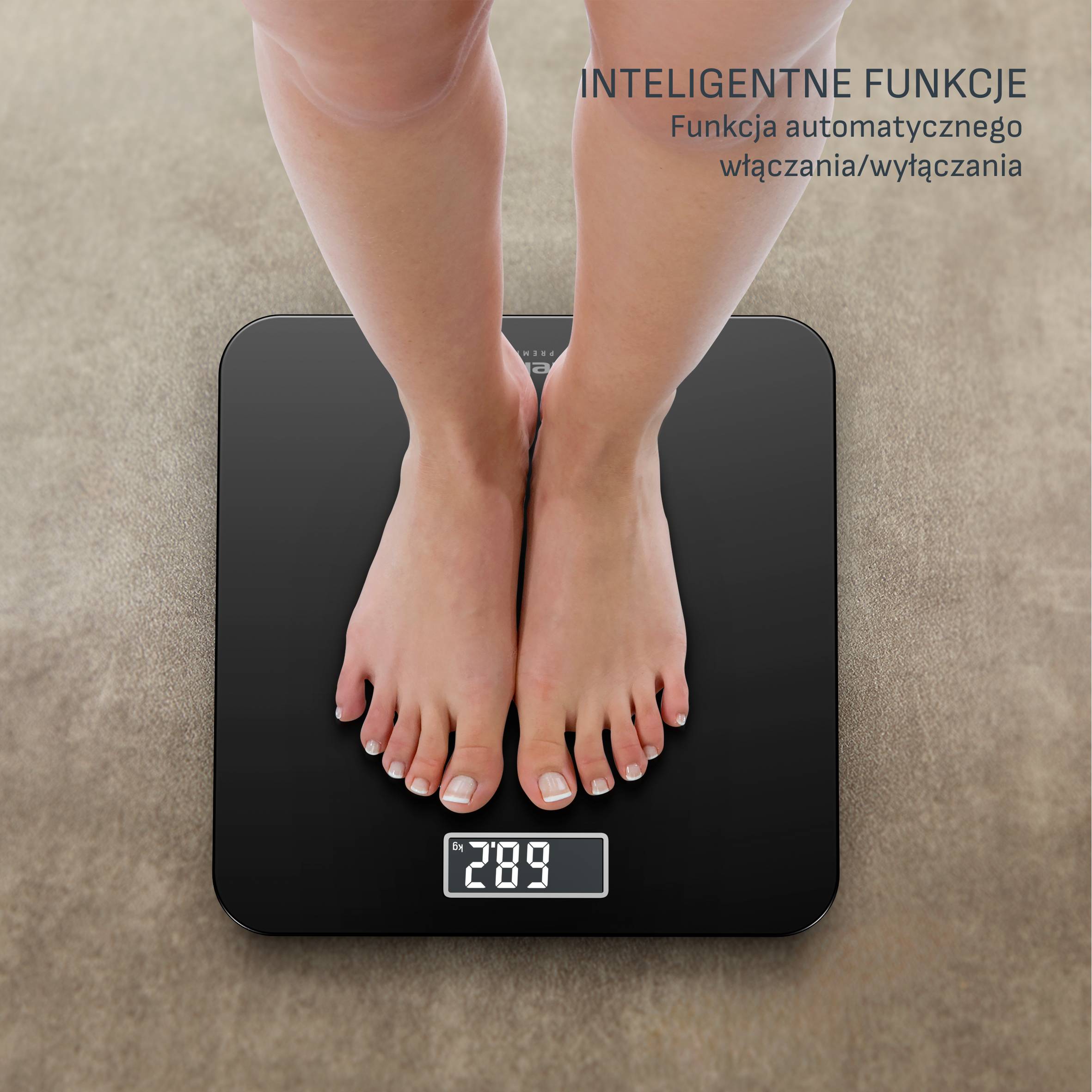 Waga łazienkowa, Tefal Premiss, 160 kg, baterie