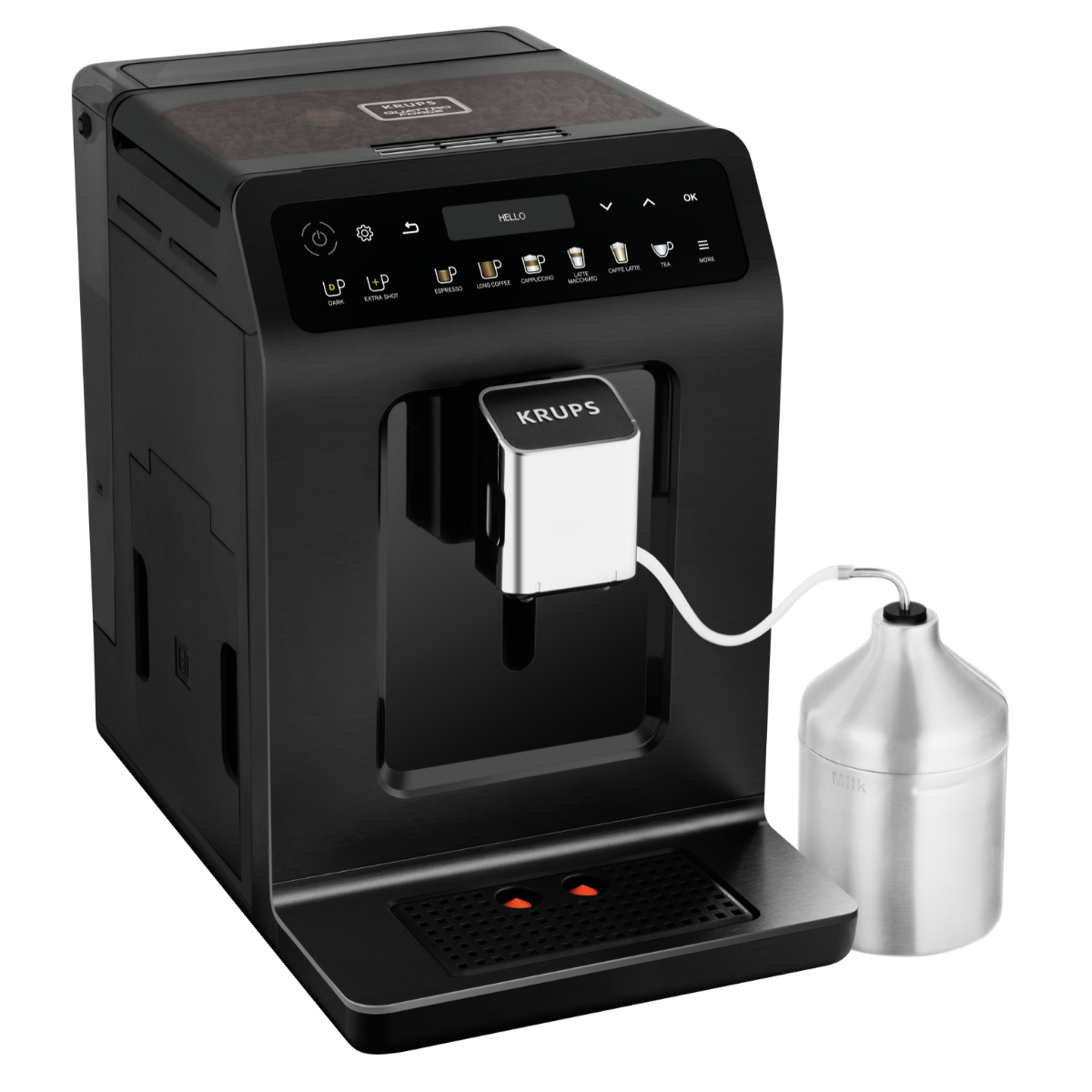 Ekspres do kawy automatyczny KRUPS EVIDENCE PLUS EA8948 (czarna stal)