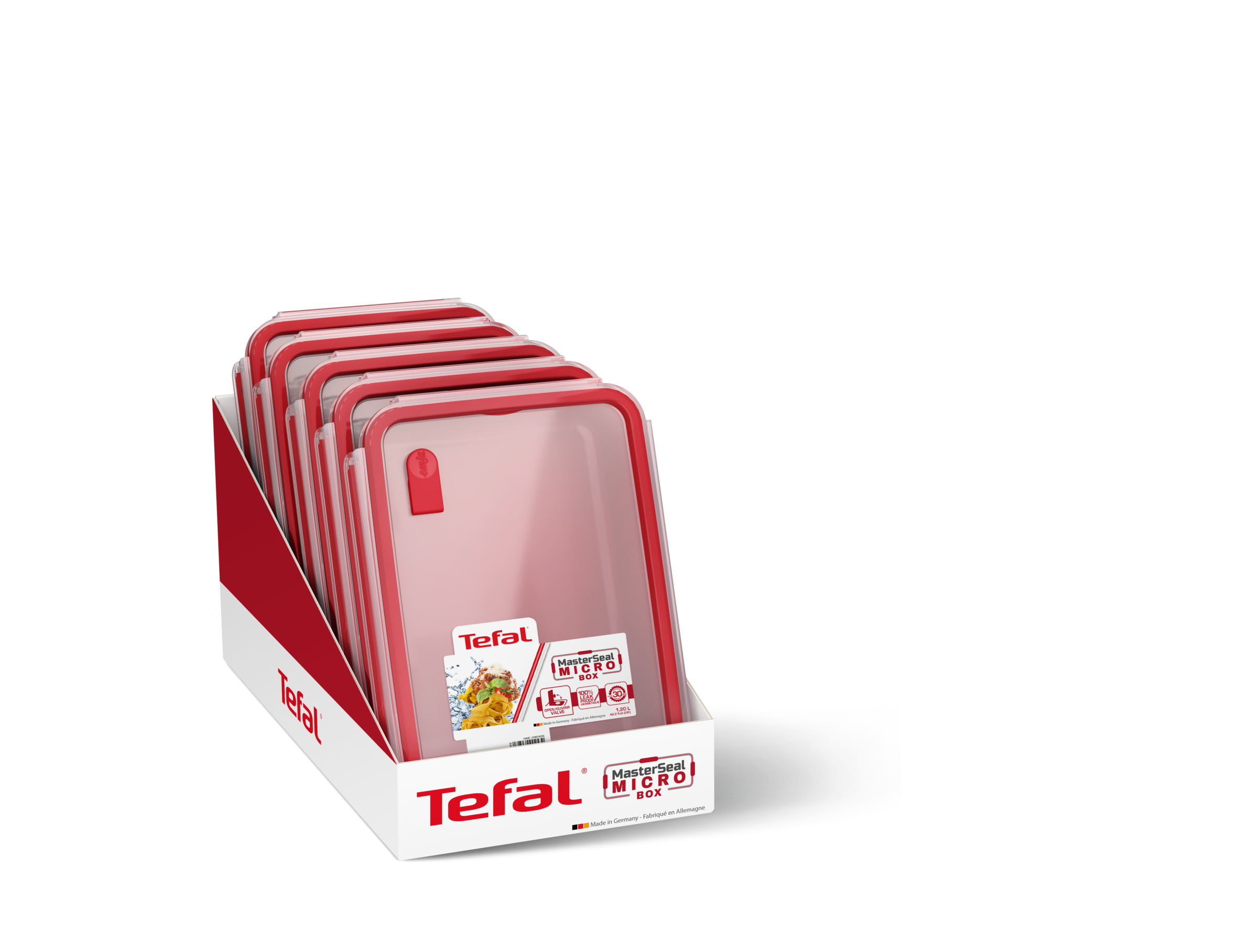 POJEMNIK CLIP&MICRO PROSTOKĄTNY 1.2L 