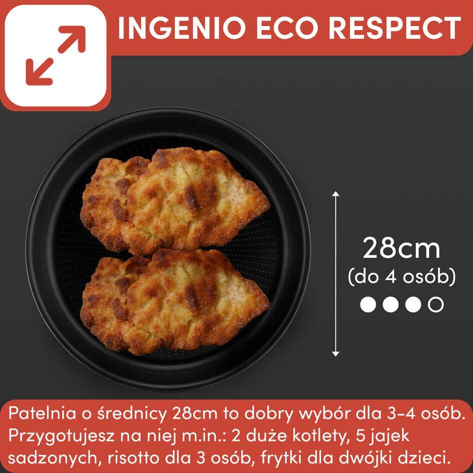 Patelnia TEFAL INGENIO ECO RESPECT 28 cm