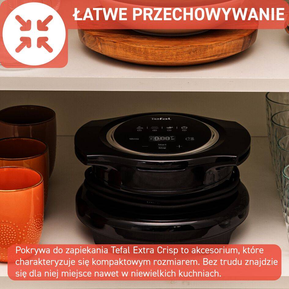 Pokrywa do zapiekana TEFAL Extra Crisp EY1508 do Cook4Me