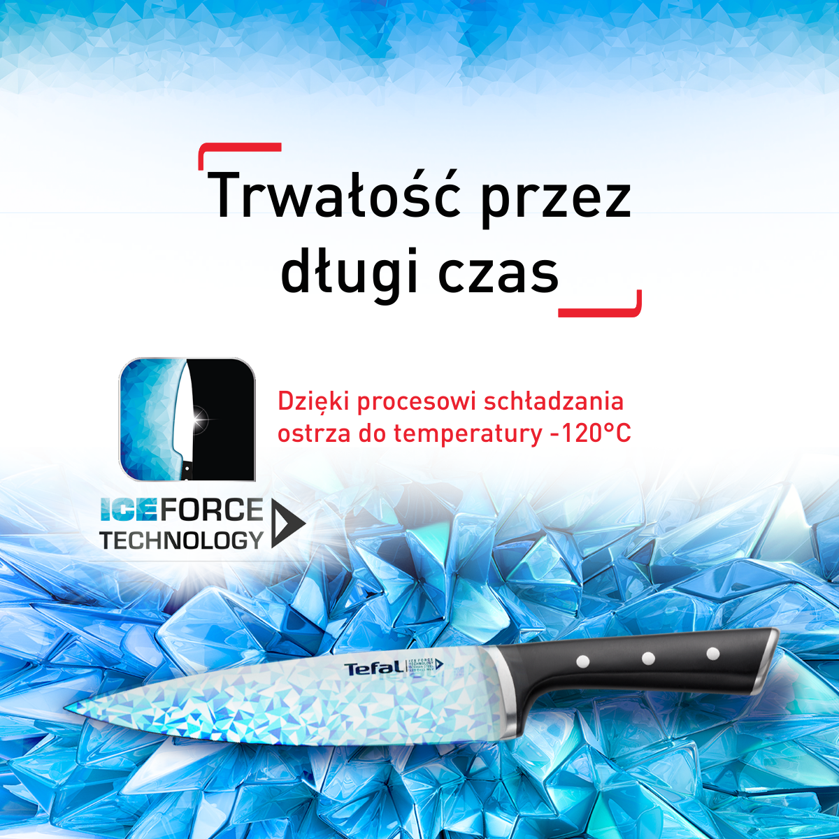 Nóż do obierania TEFAL ICE FORCE 9cm