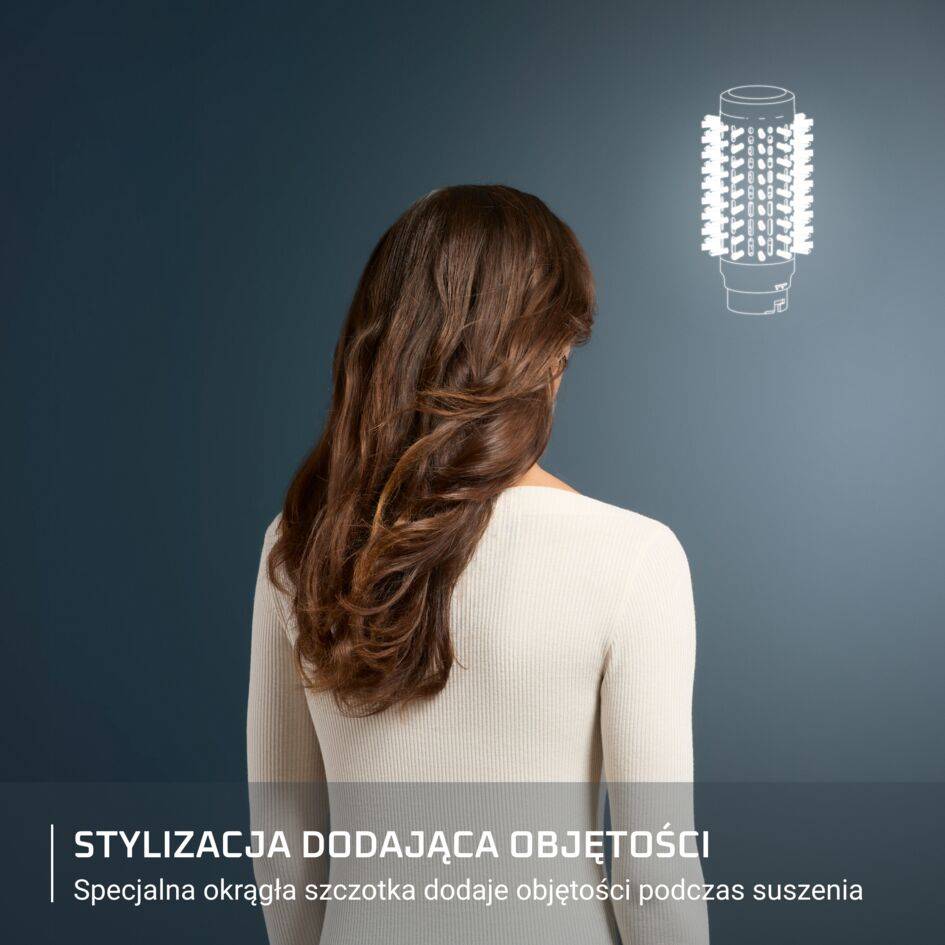 Suszarko-lokówka, Rowenta Air Shape, 3 poziomy, akcesoria, jonizacja