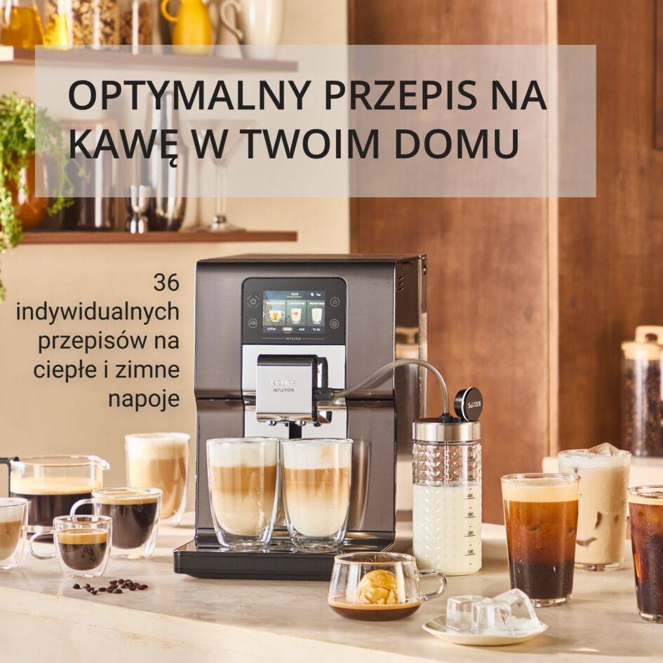 Ekspres do kawy ciśnieniowy KRUPS Intuition Experience Hot&Cold EA879N