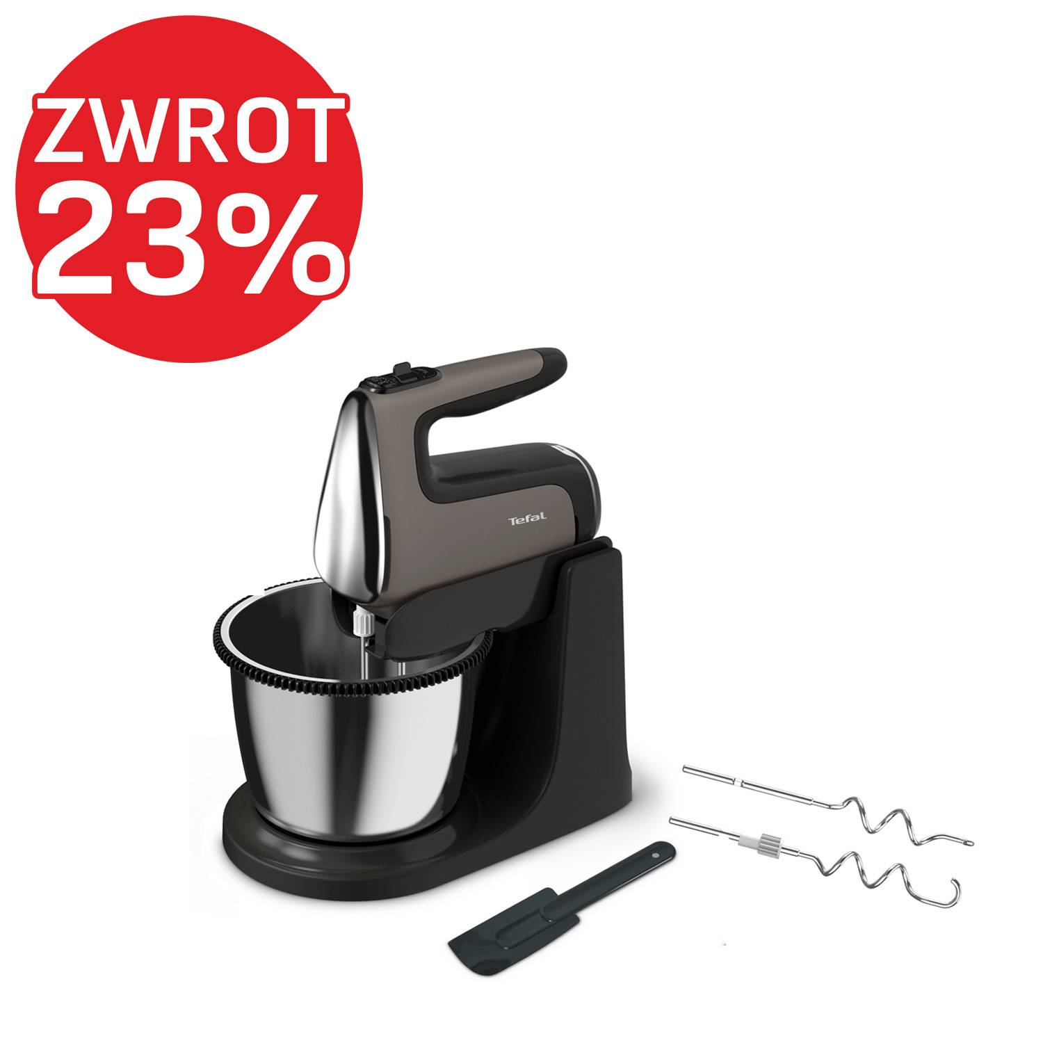 Mikser z misą TEFAL POWERMIX SILENCE HT654E