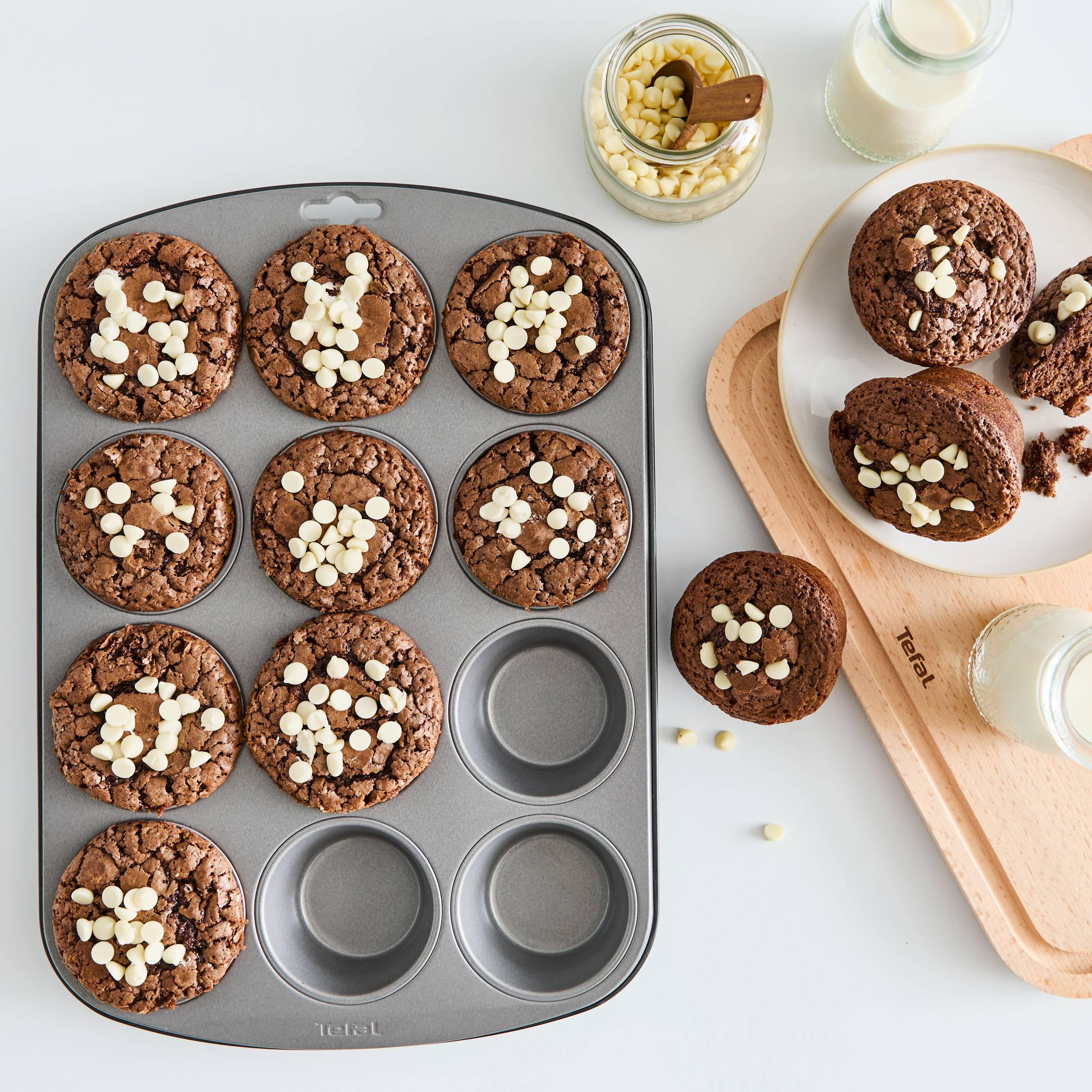 Blacha do pieczenia muffin prostokątna TEFAL EASY BAKE 38x27cm