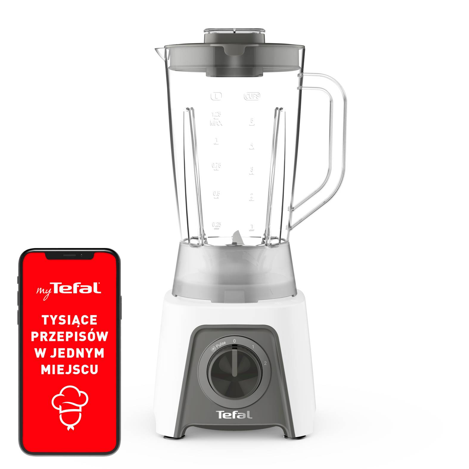 Blender kielichowy, Blendeo+ BL2C01, 450W, kruszenie lodu