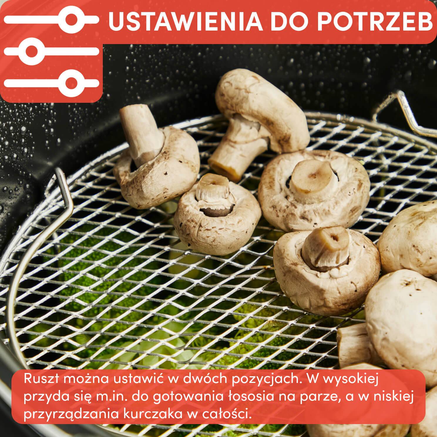 Ruszt 2w1 separator do Multicookera Cook4Me rozdzielacz dwa poziomy stal