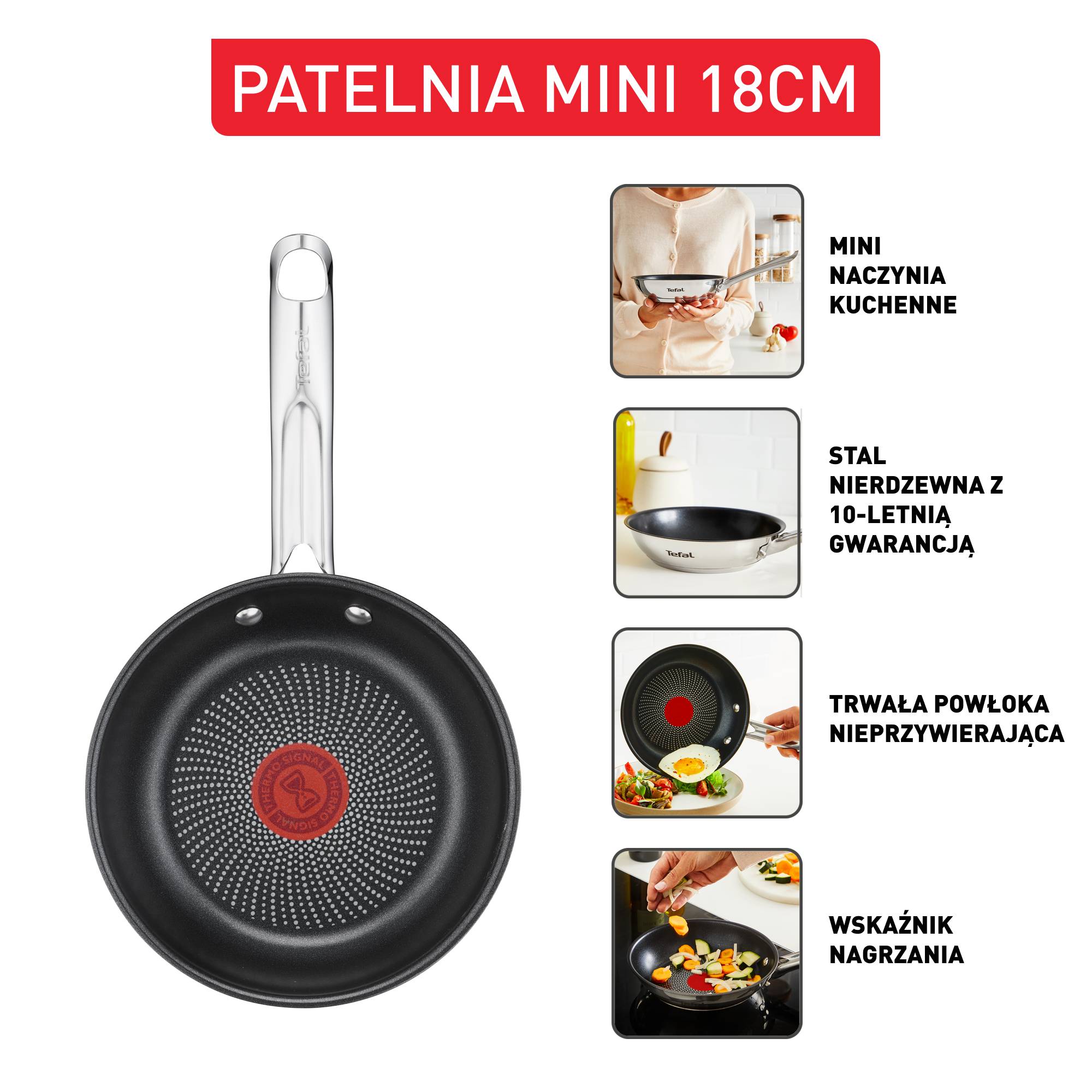 Patelnia TEFAL MINIS 18cm