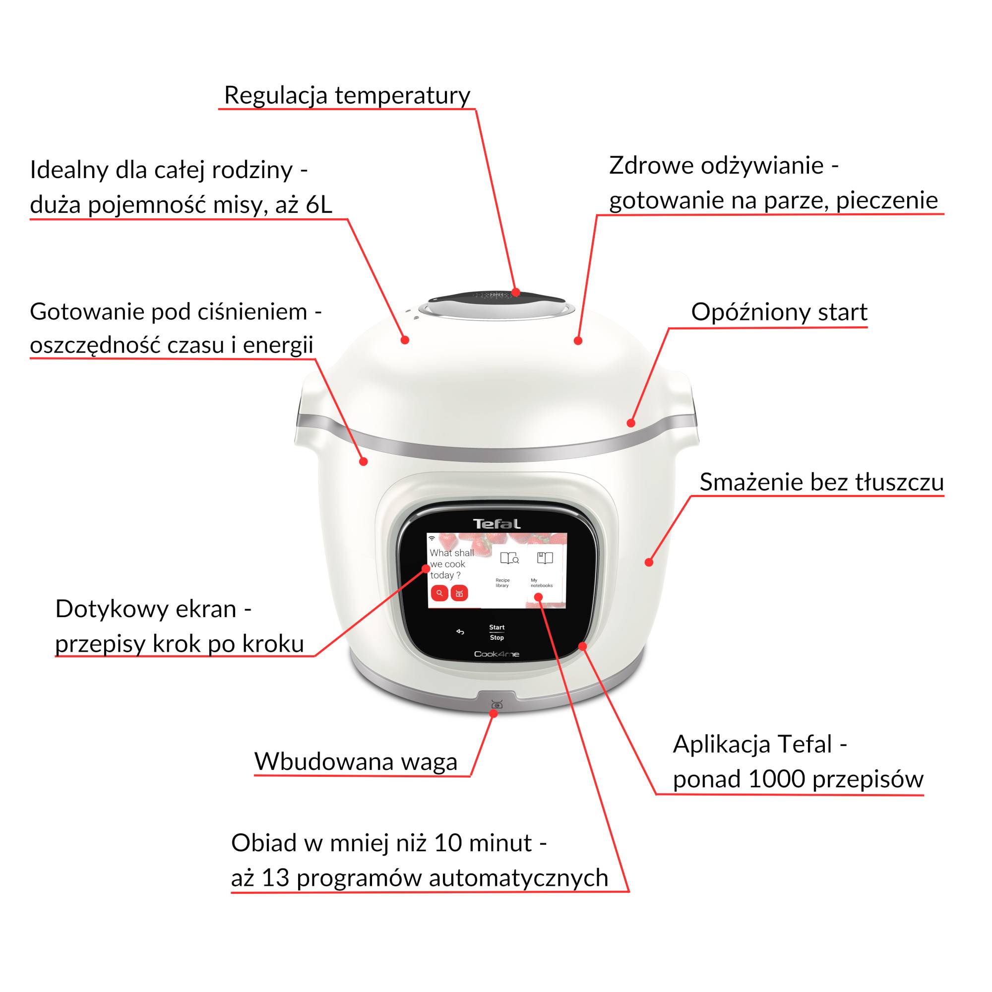 Multicooker Tefal COOK4ME TOUCH PRO CY9431