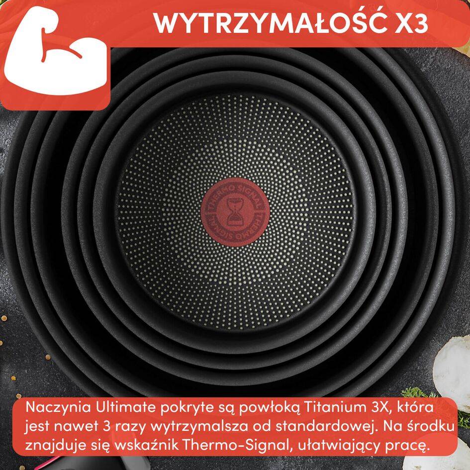 Zestaw garnków TEFAL INGENIO ULTIMATE - 4 elementy