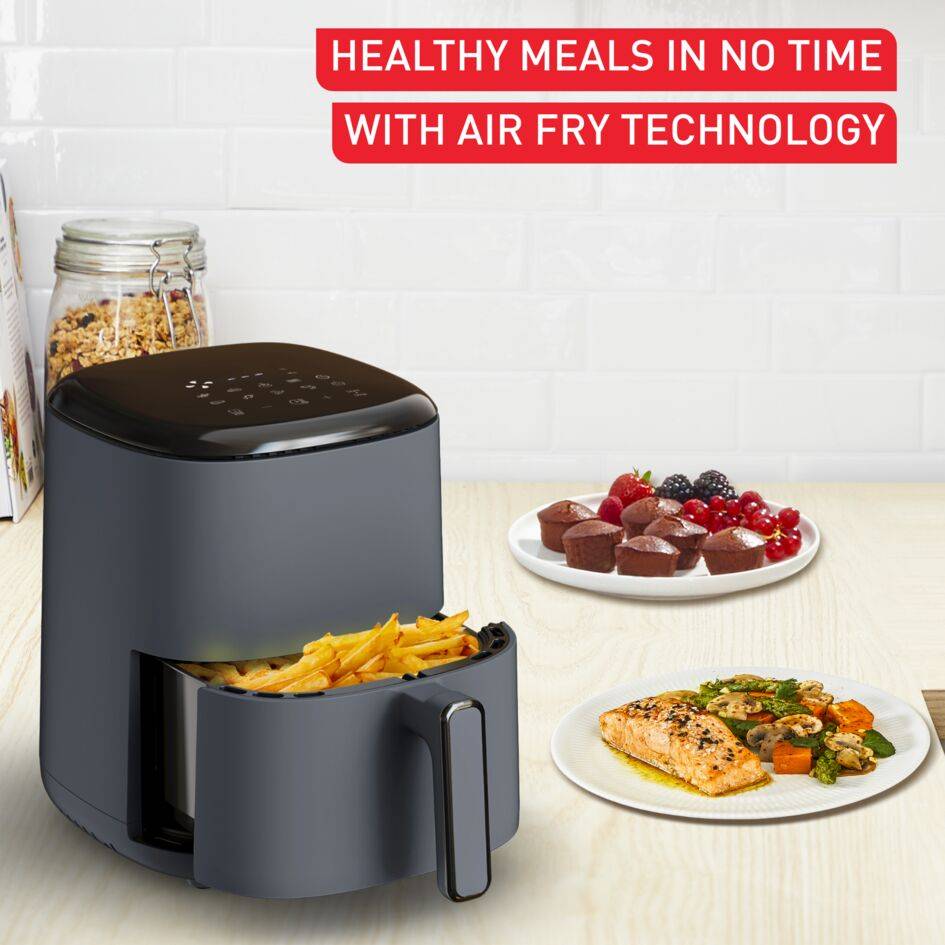 Easy Fry Compact, Air fryer, 3 L Capacity, Digital Control Panel, 10 Auto Cooking Programs