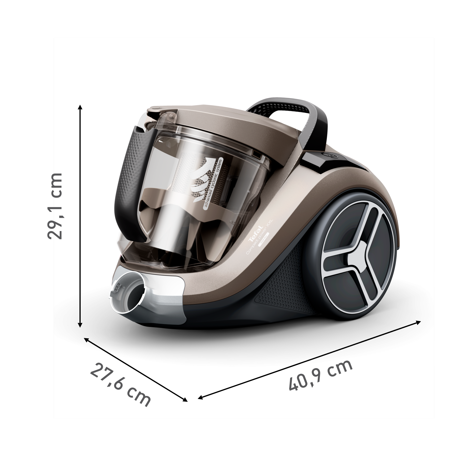 Odkurzacz bezworkowy Tefal Compact Power XXL Total Clean TW4B70