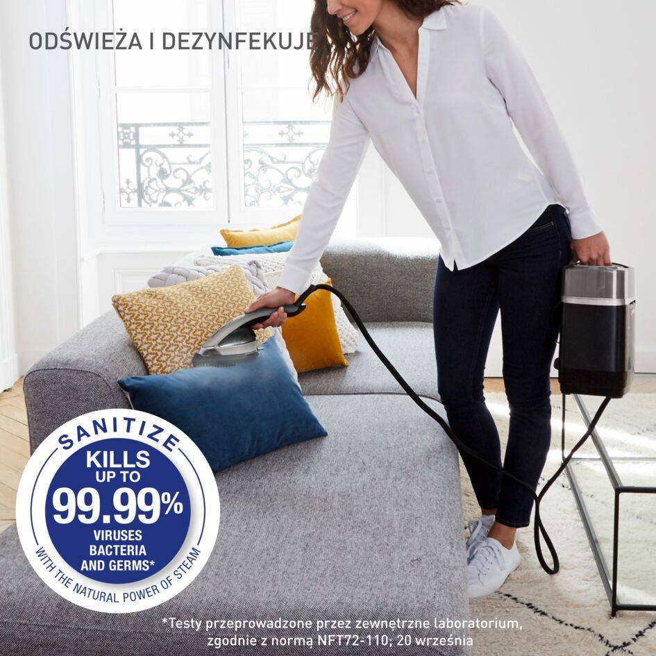 Tefal Ixeo Power, stacja do prasowania, mocna, prasowanie w pionie