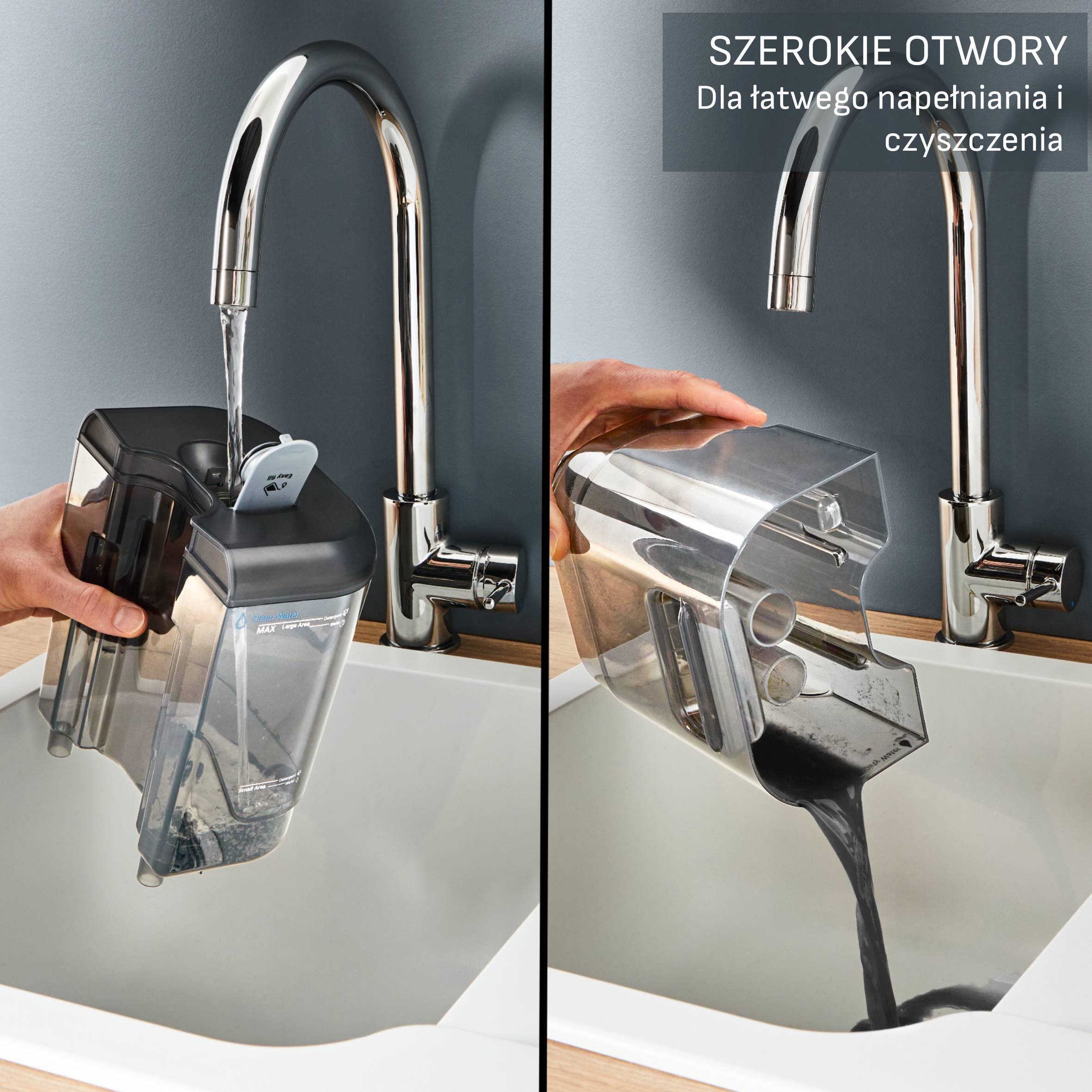 Odkurzacz piorący Tefal Clean It, do dywanów, tapicerki, 750 W