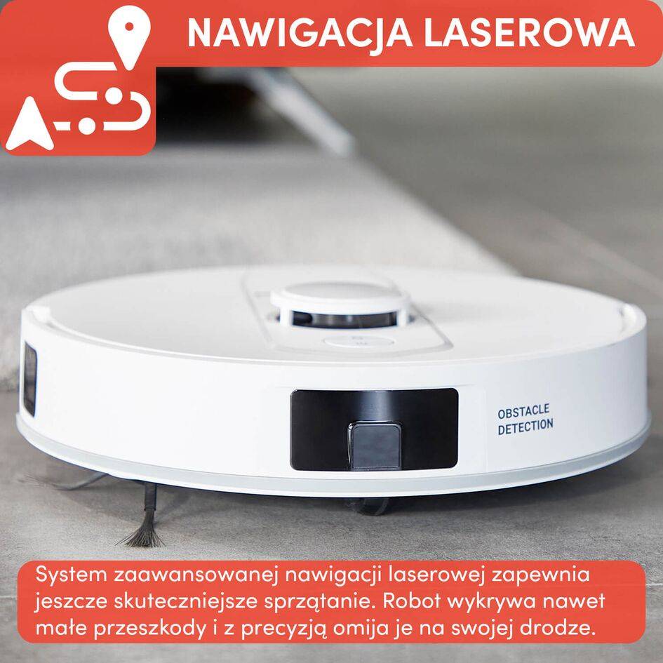 Robot sprzątający, Tefal X-Plorer S140+, 5000 Pa, 120 min, stacja opróżniająca