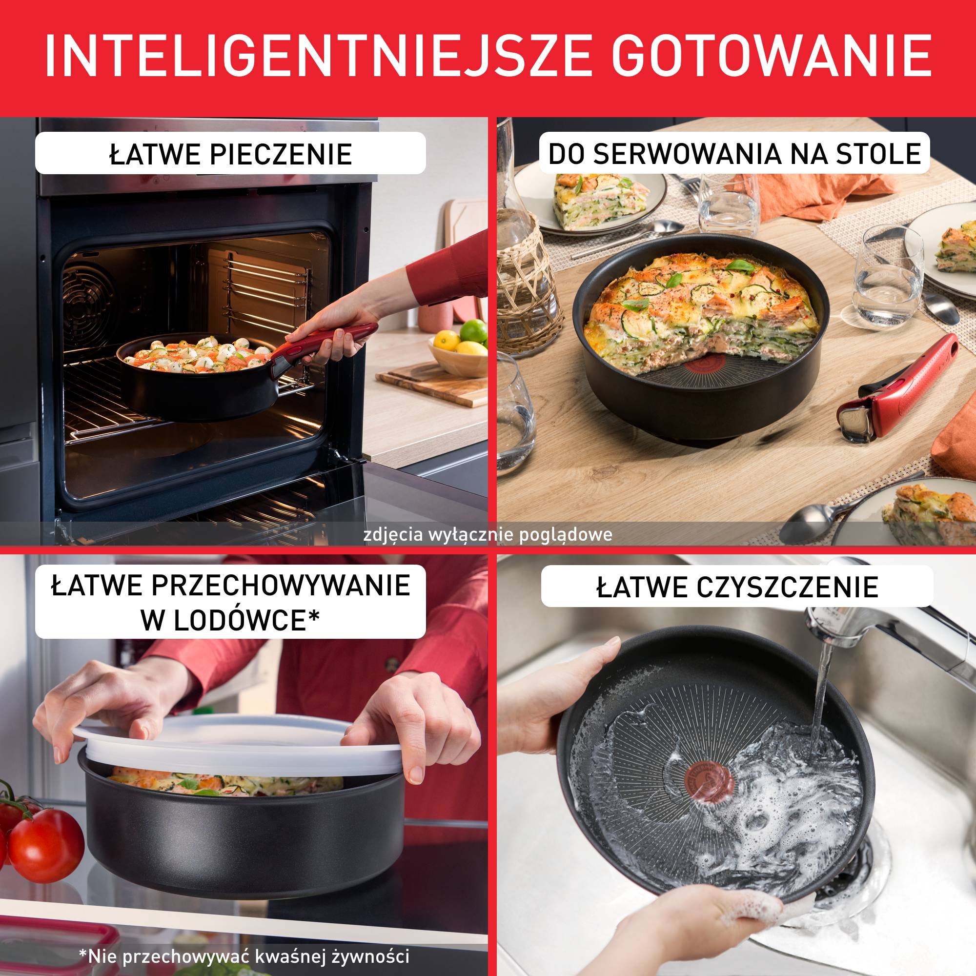 Zestaw patelni TEFAL INGENIO SO'LIGHT - 3 elementy