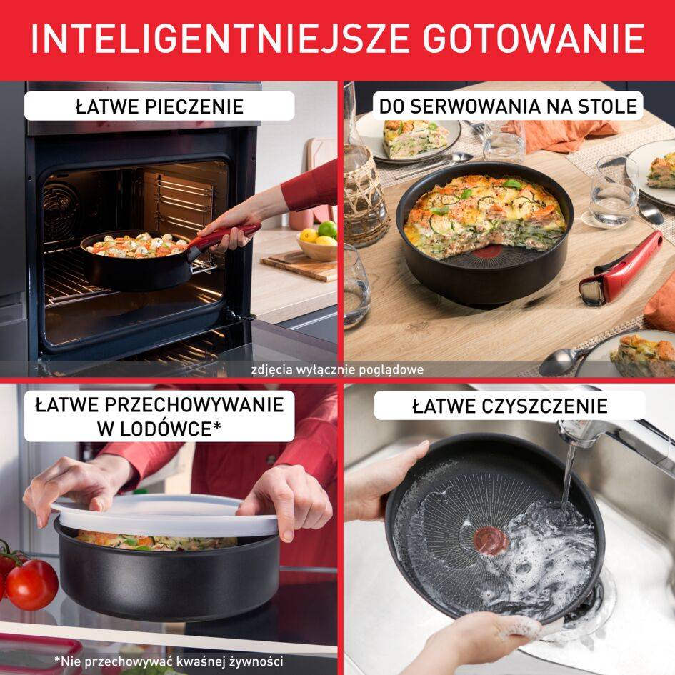 Zestaw garnków TEFAL INGENIO  SO'LIGHT - 12 elementów