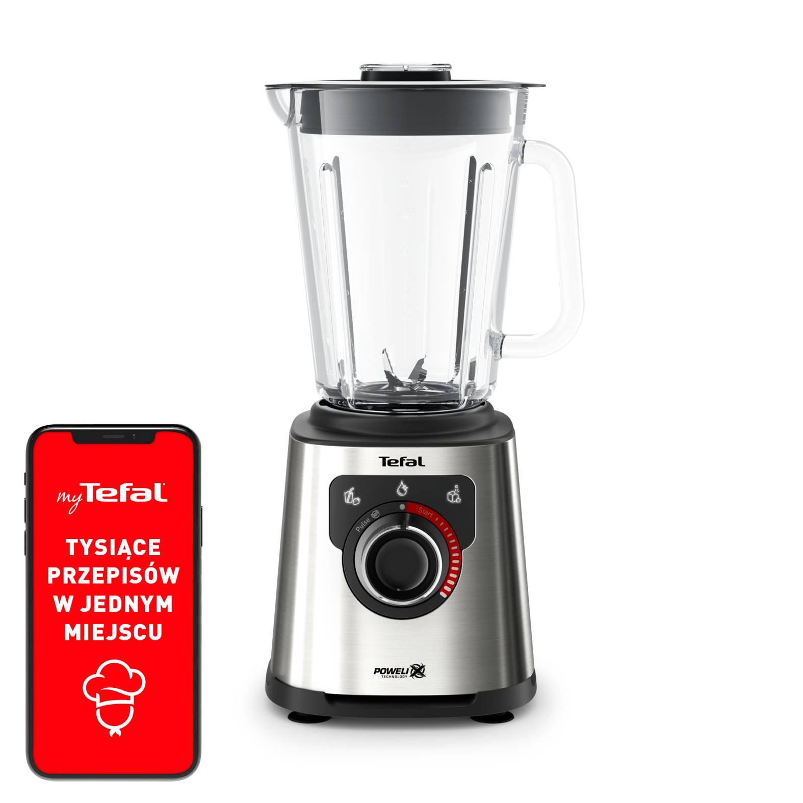 Blender kielichowy, Perfectmix+ BL871D, 1200W, automatyczne czyszczenie