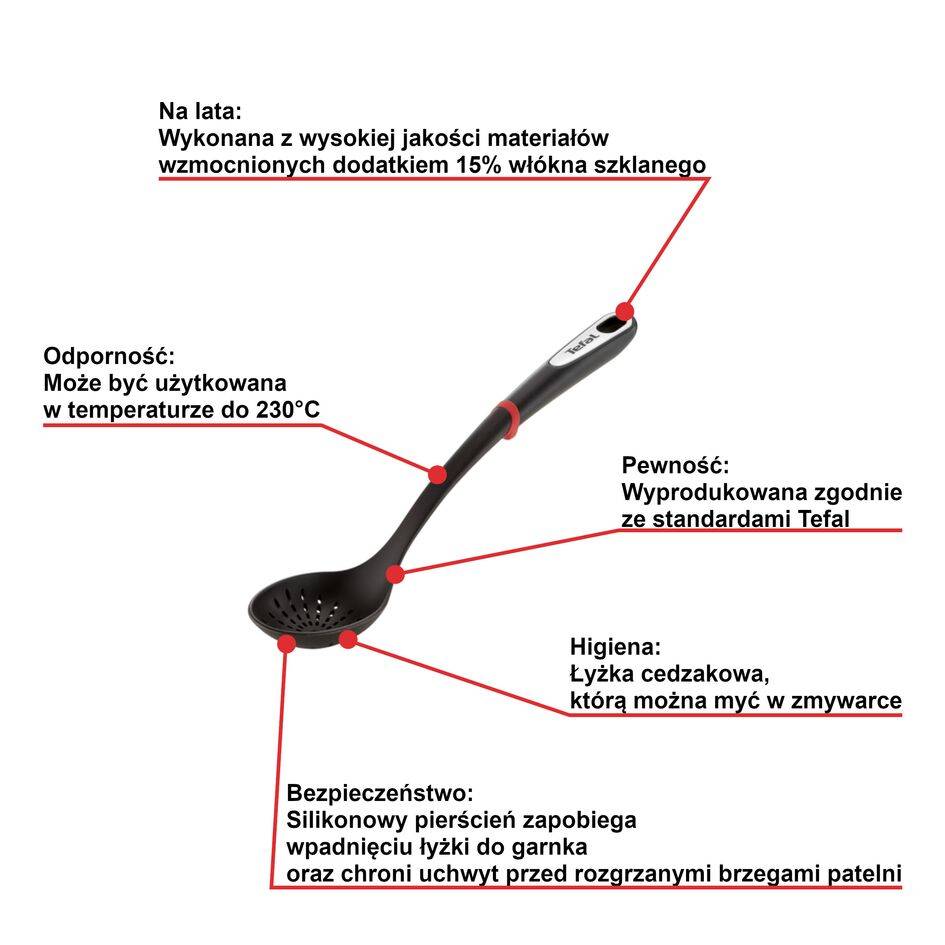 Łyżka do odcedzania TEFAL INGENIO