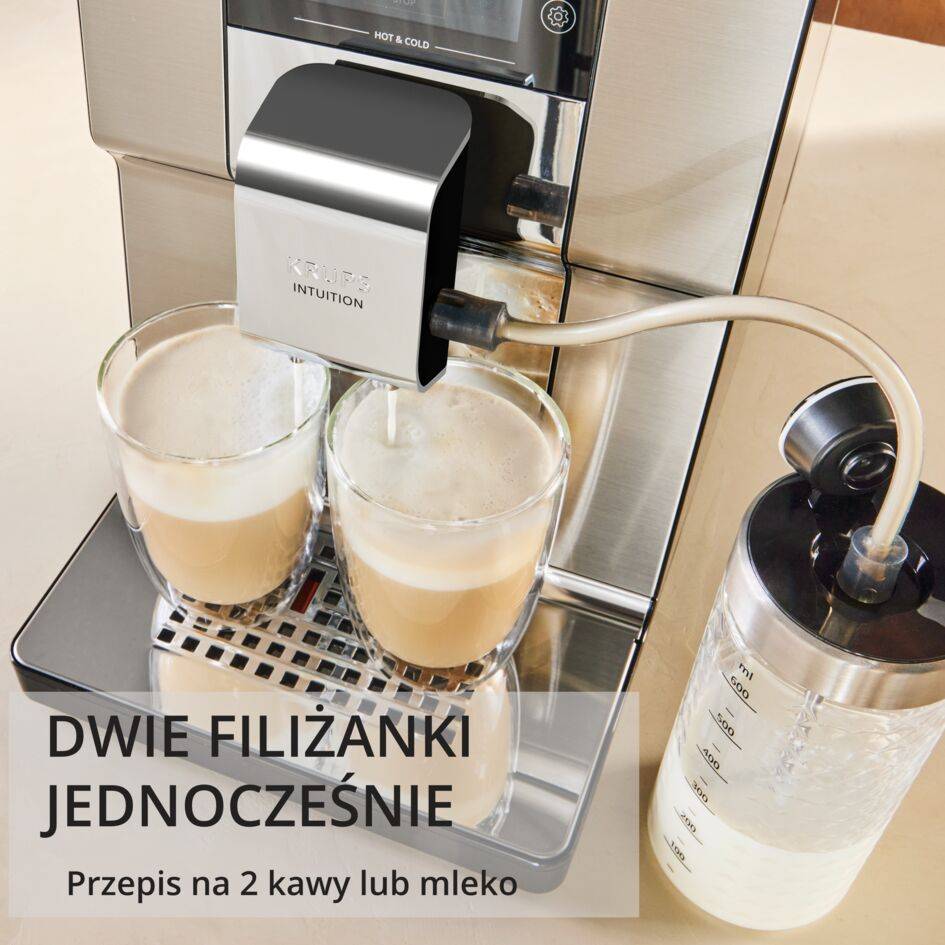 Ekspres do kawy ciśnieniowy KRUPS Intuition Experience Hot&Cold EA879E  