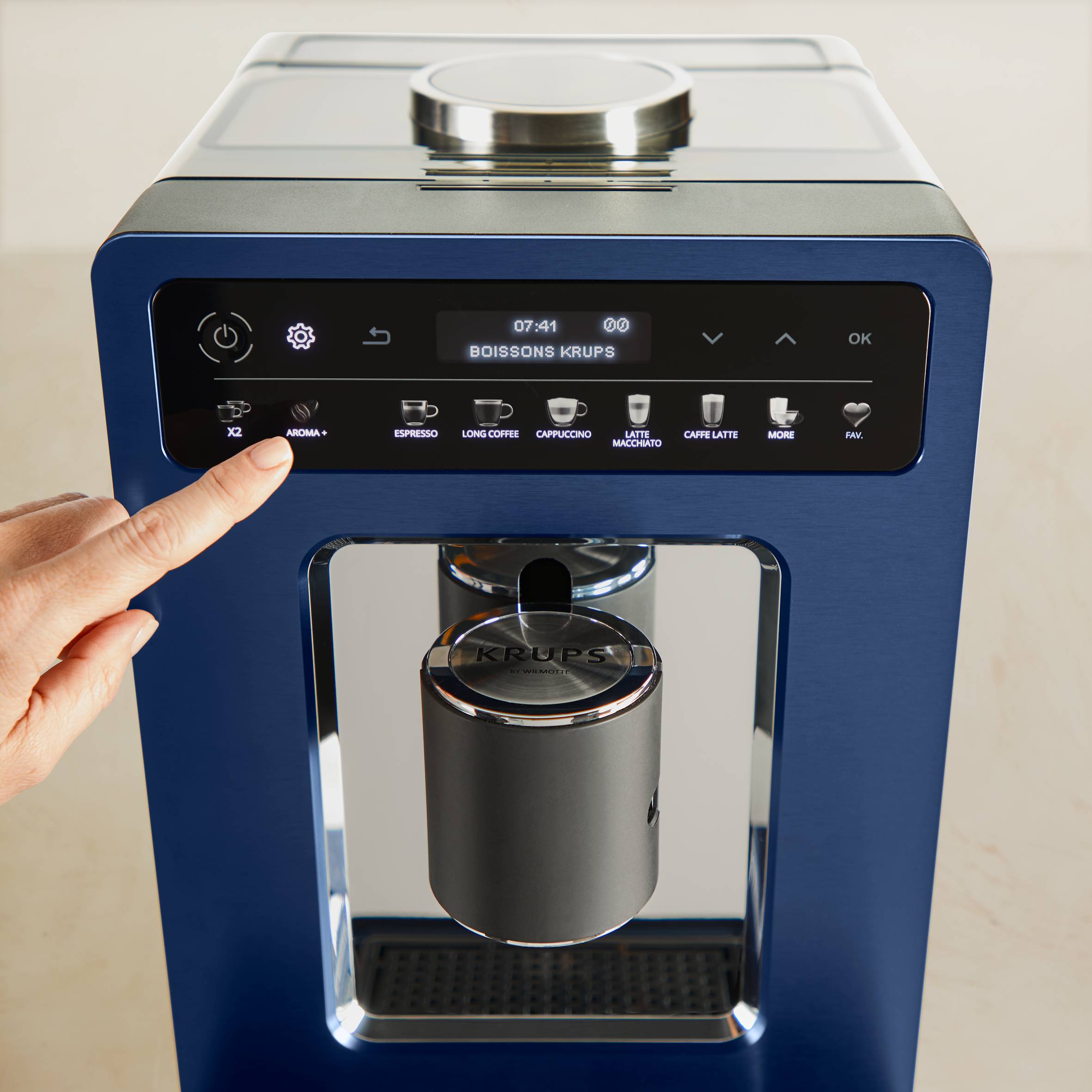 Ekspres do kawy automatyczny KRUPS Evidence Wilmotte EA89W4