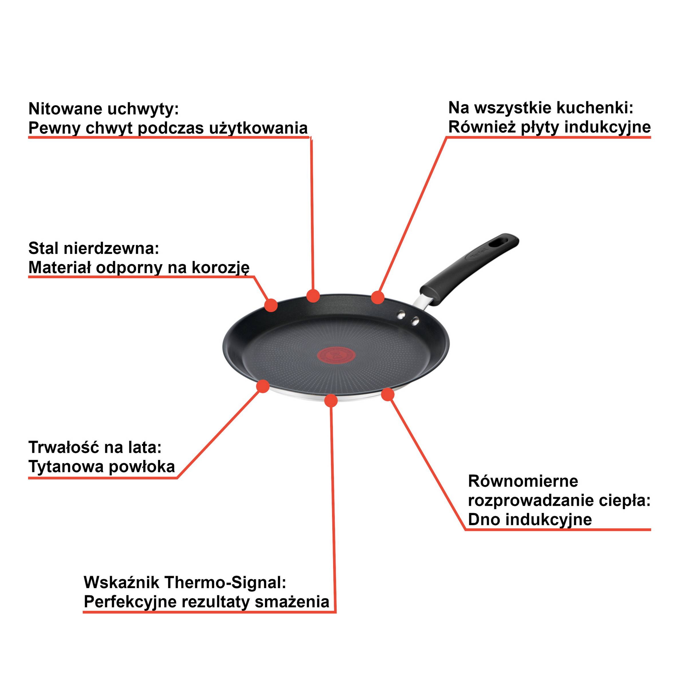 Patelnia naleśnikowa TEFAL DUETTO+ 25cm