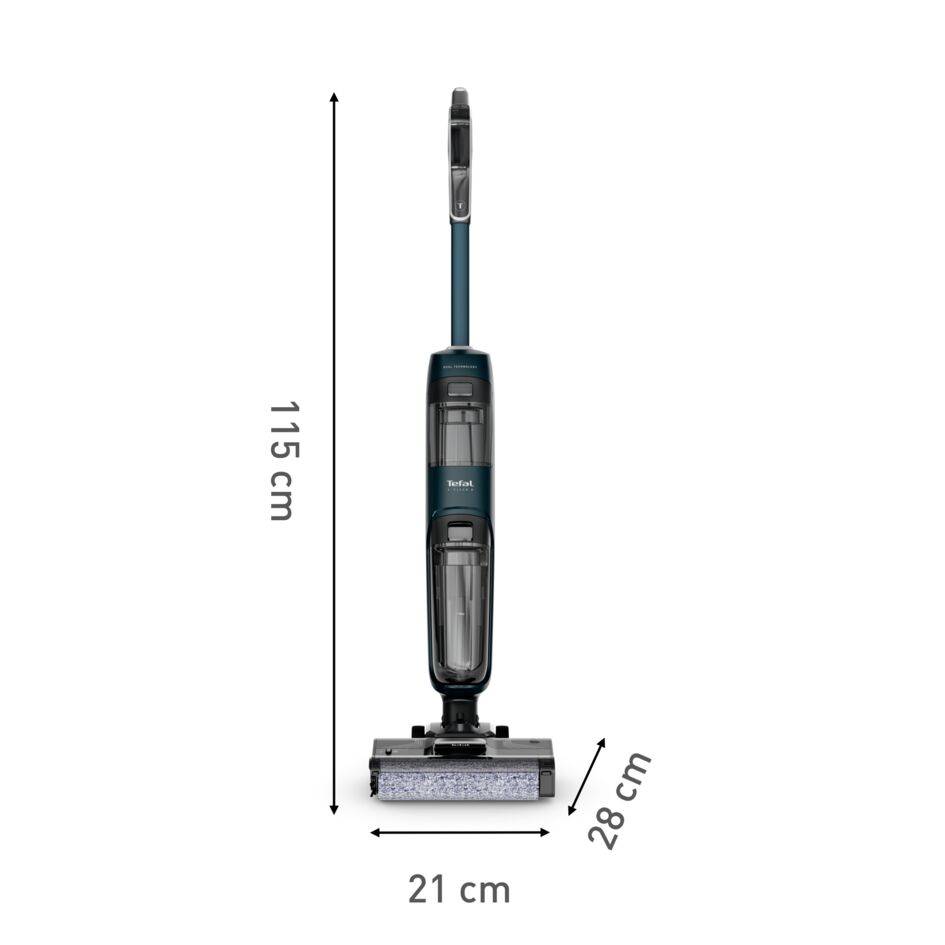 Bezprzewodowy odkurzacz myjący Tefal X-Clean 2, 35 min, samoczyszczenie