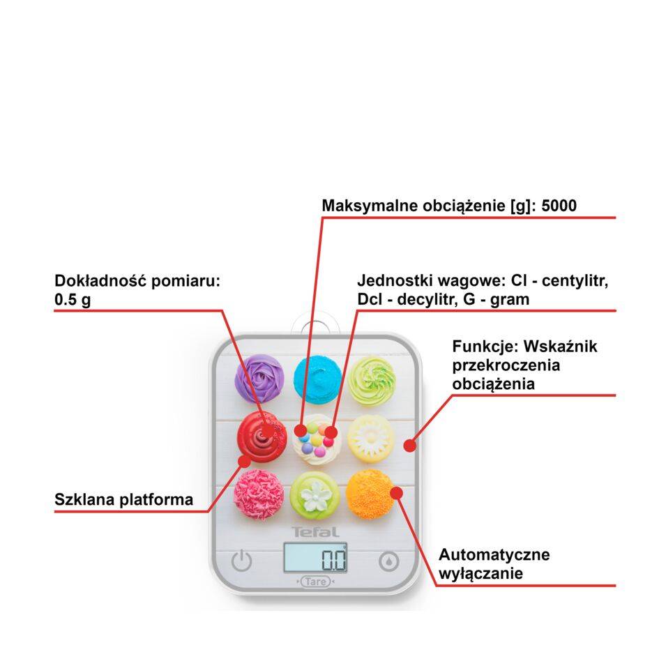 Waga kuchenna TEFAL Optiss 5 kg