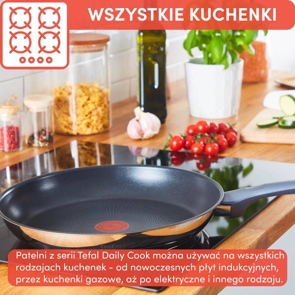 Patelnia grillowa TEFAL DAILY COOK 26cm