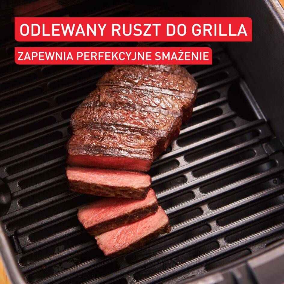 Frytkownica beztłuszczowa, Tefal Easy Fry Silence EY552D, cicha, pojemność 5 l