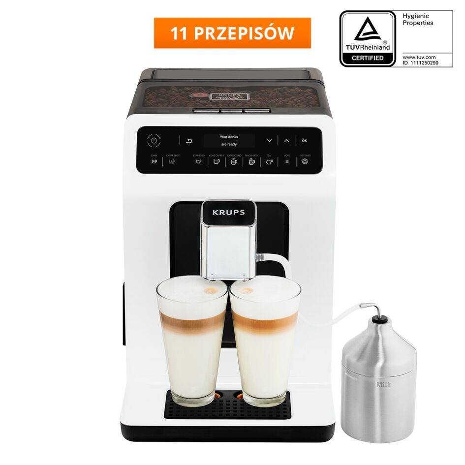 KRUPS EVIDENCE ESSENTIAL Z KARAFKĄ NA MLEKO EA8911