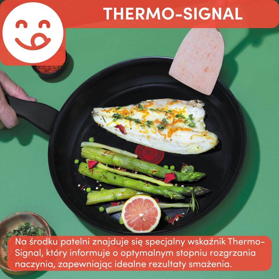 Patelnia ceramiczna TEFAL RENEW BLACK 20cm