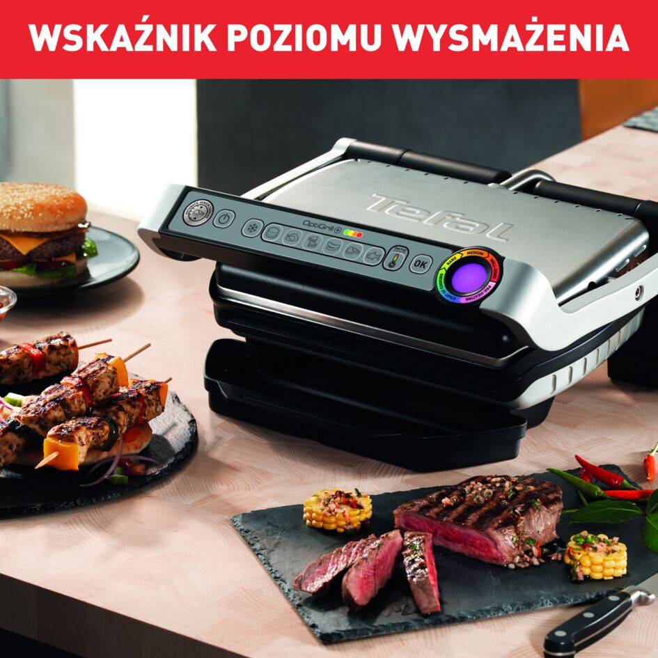 Grill elektryczny TEFAL OPTIGRILL+ GC712D