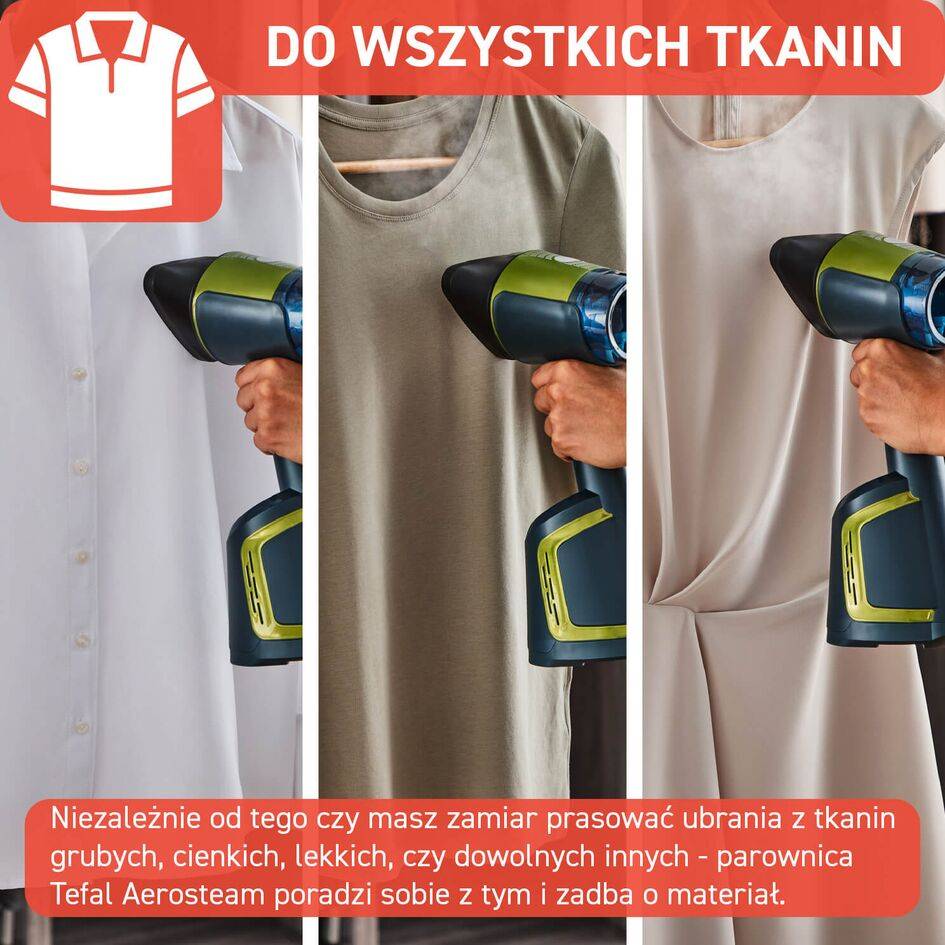 Parownica do ubrań Tefal AeroSteam DT9810 1400W