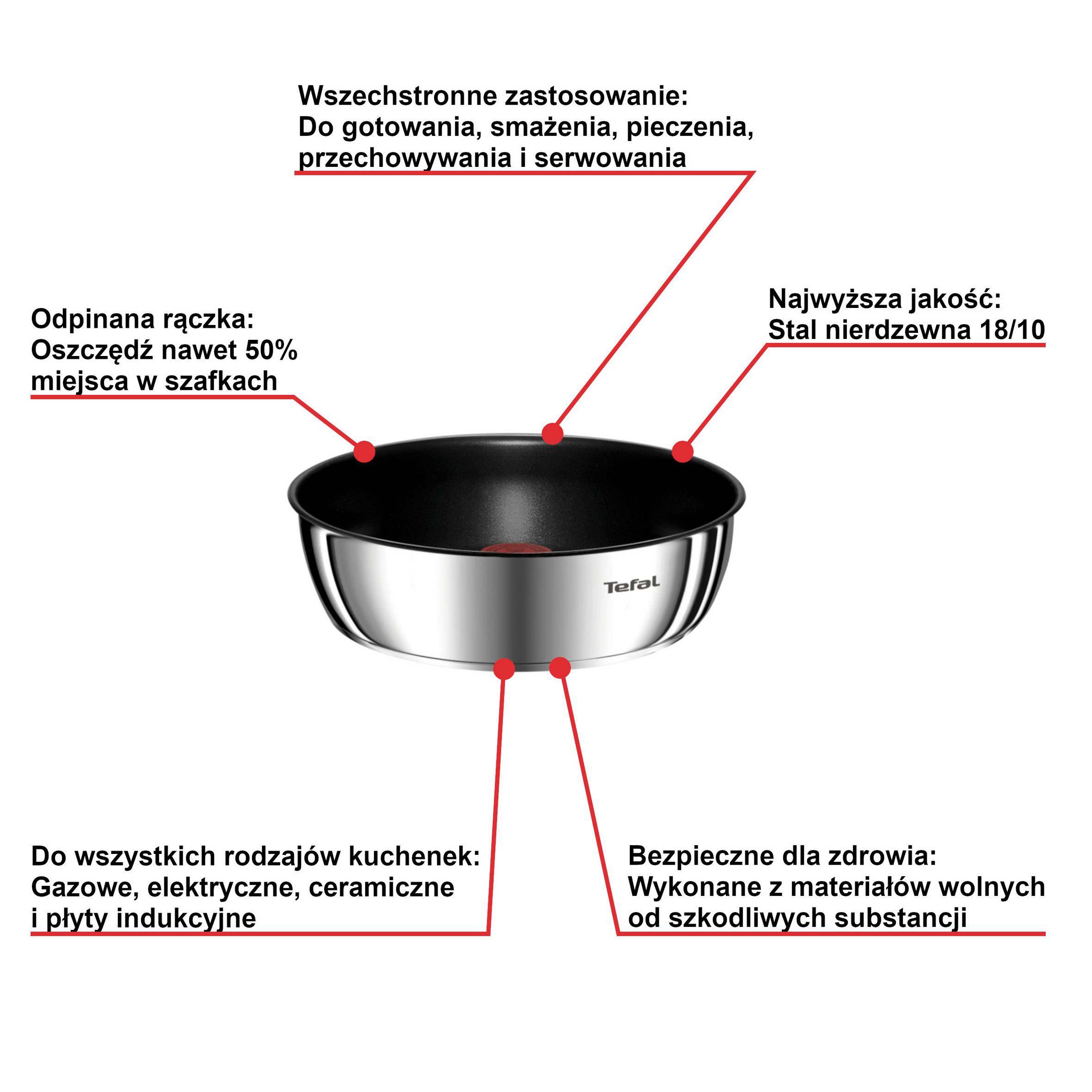 Patelnia głęboka TEFAL INGENIO EMOTION 24 cm