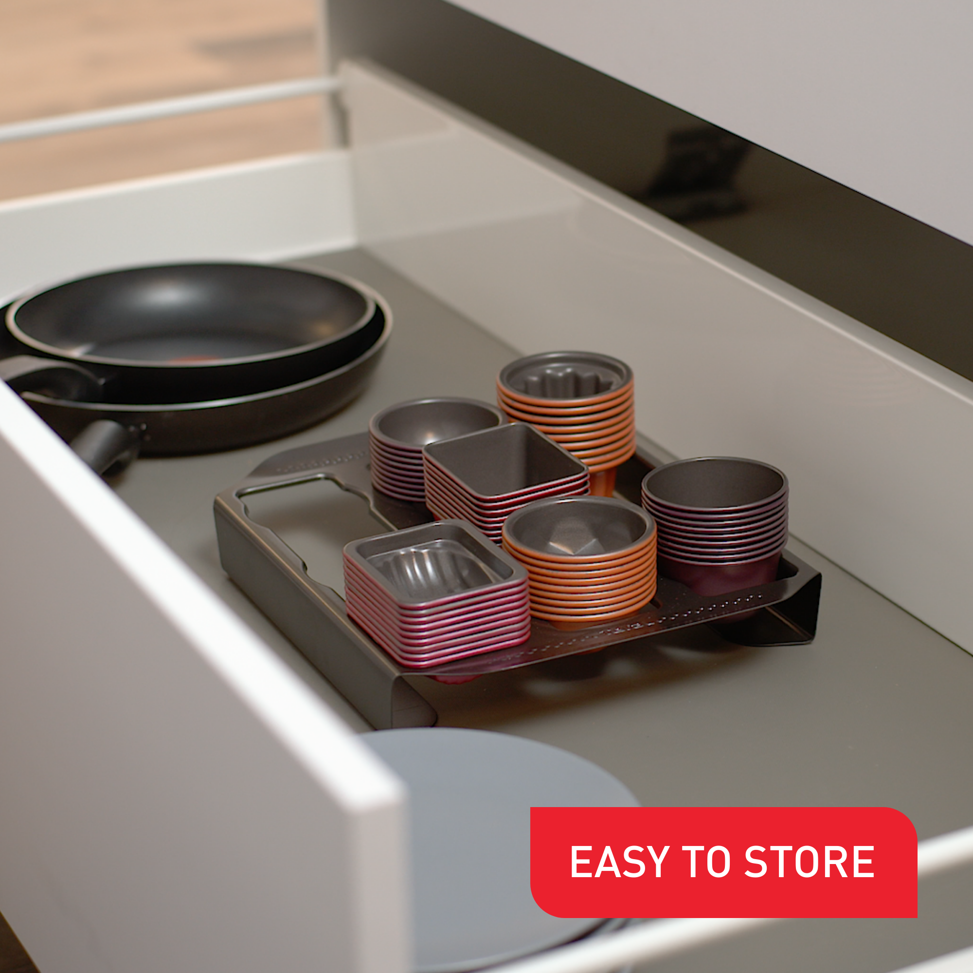 3 formy do pieczenia Creabake w formie skalistej wyspy, 7,5 cm