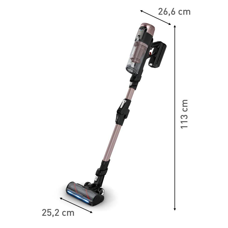 Odkurzacz bezprzewodowy, Tefal X-Force Flex 16.60, 315 AW, 120 min, mopowanie