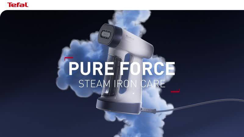 Pure Force, Parownica do ubrań, 2-w-1łączy w sobie funkcje żelazka i parownicy