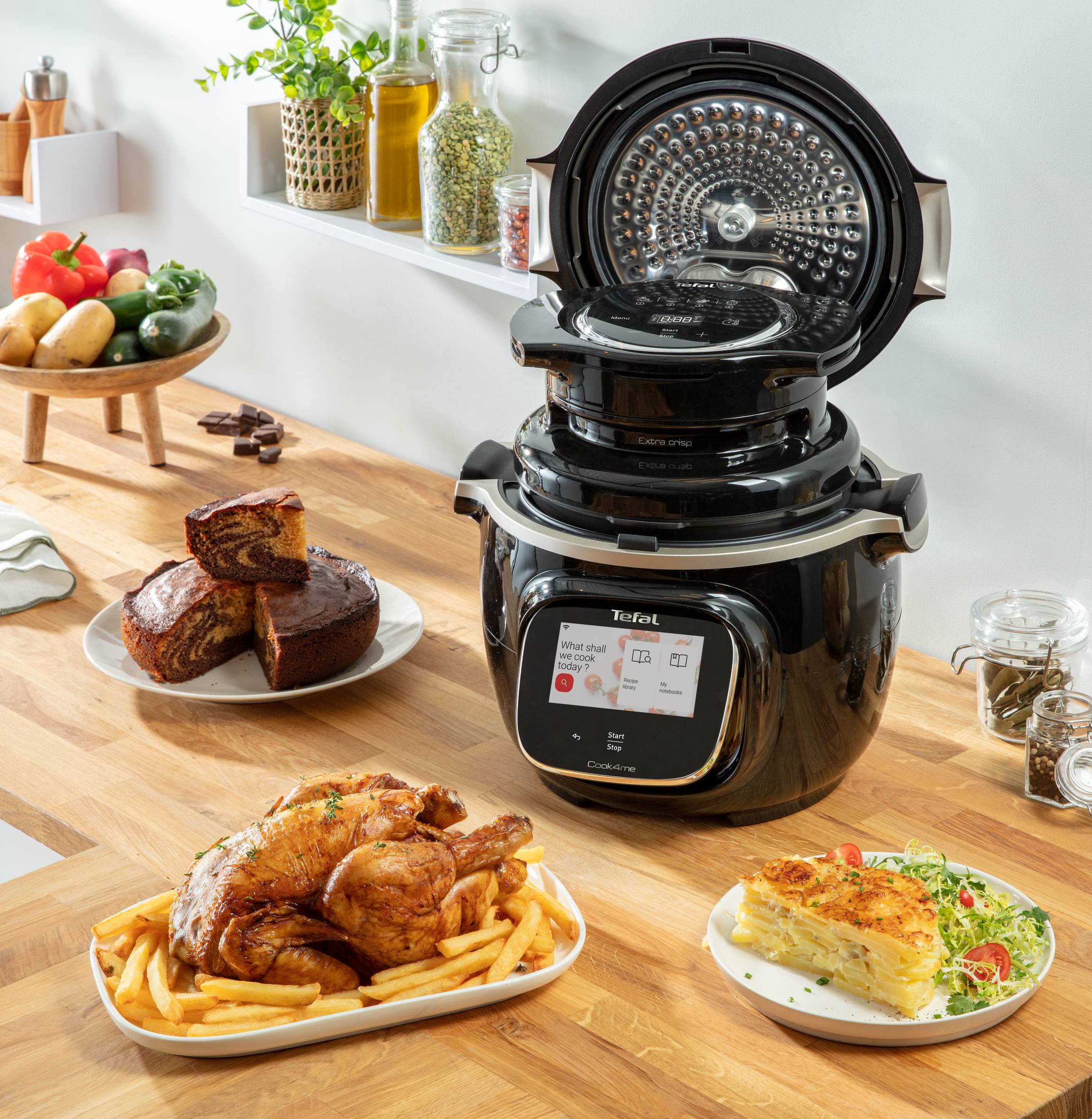 Pokrywa do zapiekania do Cook4Me Tefal Extra Crisp EY1508