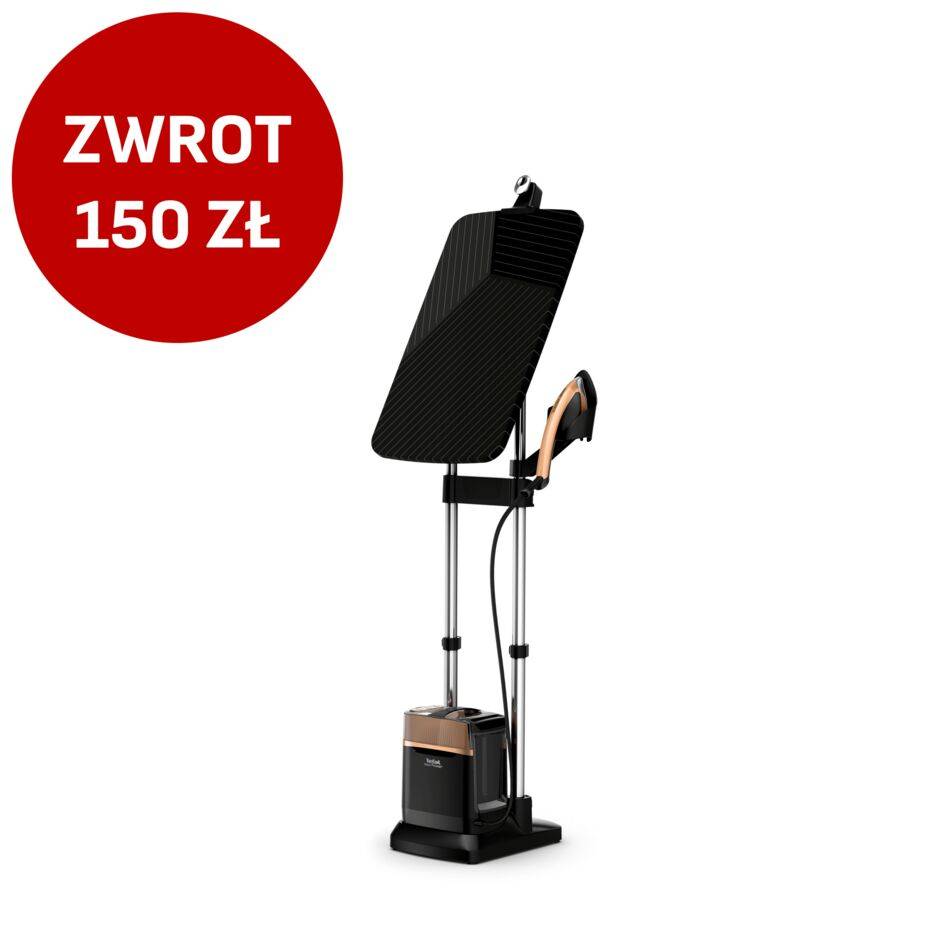 Tefal Ixeo Power, stacja do prasowania, mocna, prasowanie w pionie, lekka