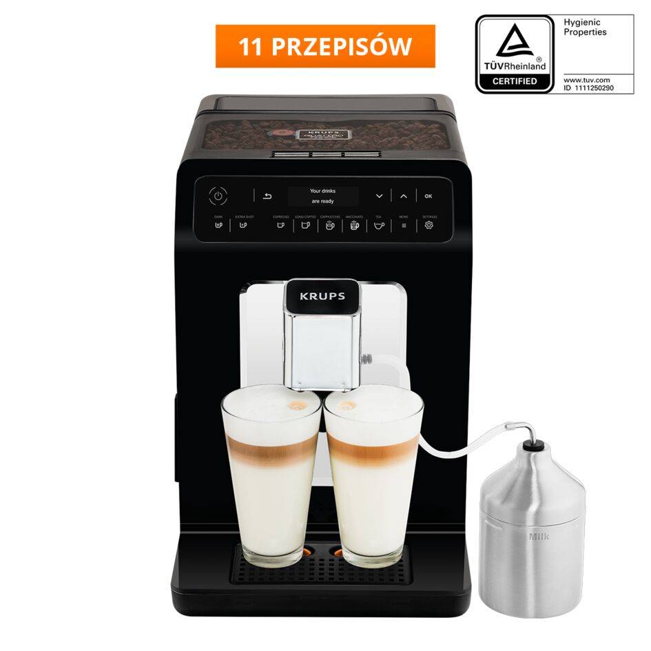 KRUPS EVIDENCE Z KARAFKĄ NA MLEKO EA8918