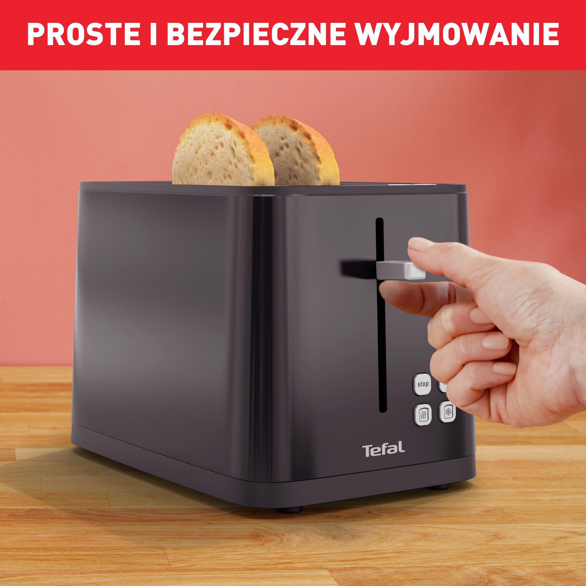 Toster TEFAL DISPLAY TOASTER TT6408